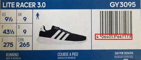 adidas art number check|original adidas serial number check.